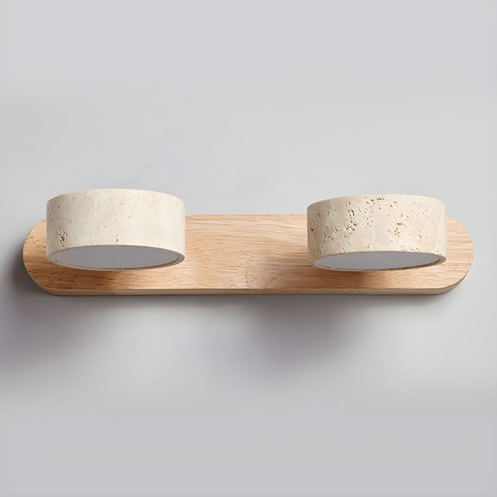 Voloreth Minimalist Travertine Wall Light - image 29