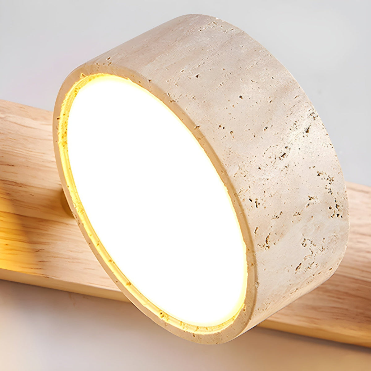Voloreth Minimalist Travertine Wall Light - image 31