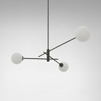 Catalel Modern Minimalist Brass Glass Chandelier