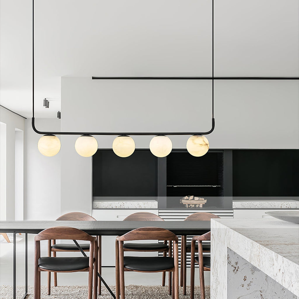 Eloryra Modern Minimalist Suspension Alabaster Pendant Lamp
