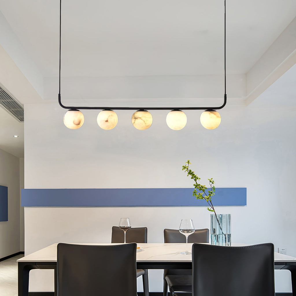 Eloryra Modern Minimalist Suspension Alabaster Pendant Lamp