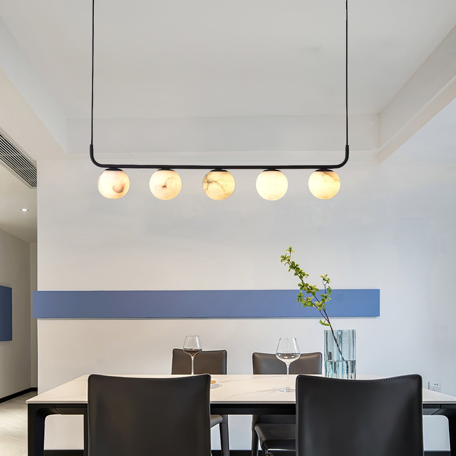 Eloryra Modern Minimalist Suspension Alabaster Pendant Lamp