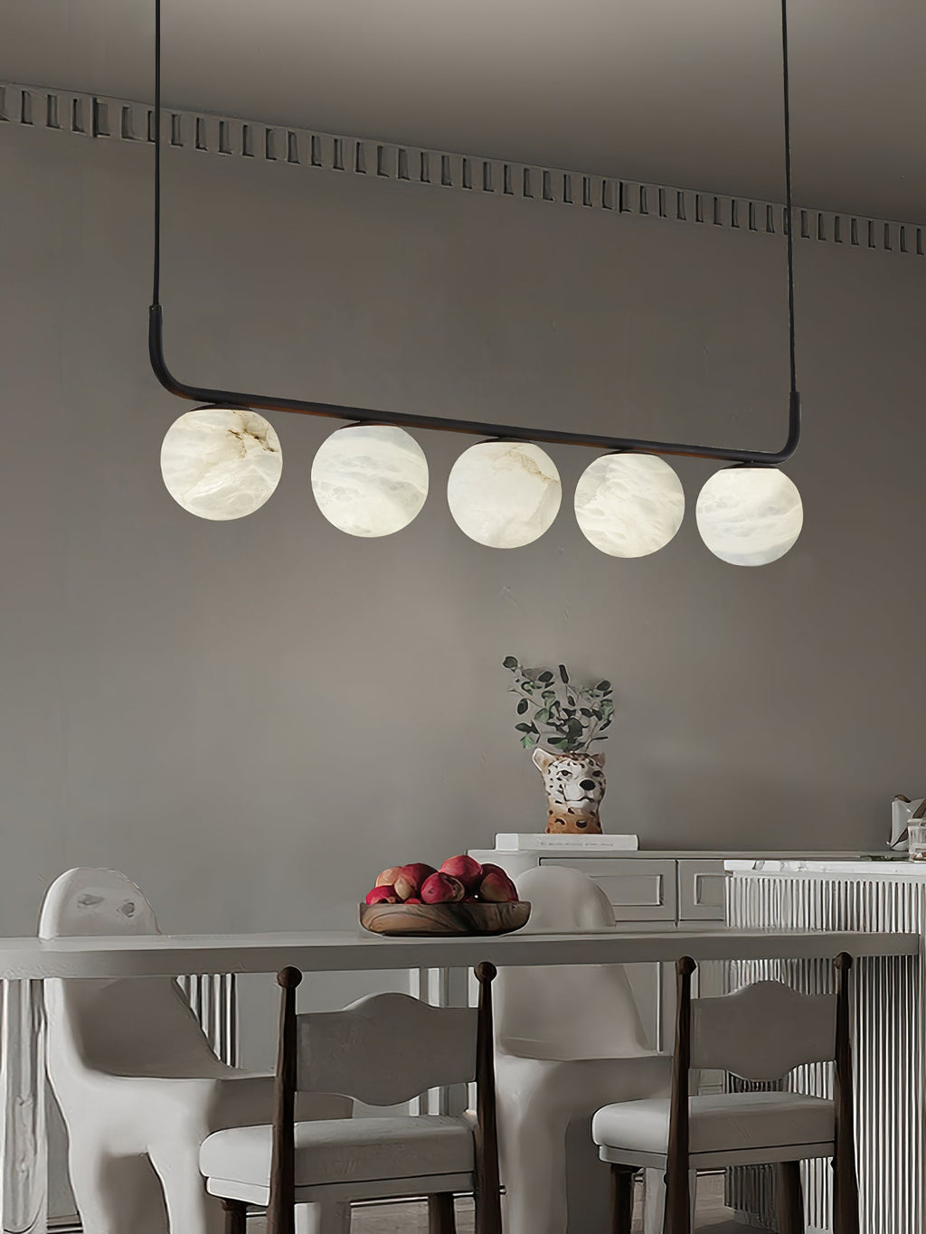 Eloryra Modern Minimalist Suspension Alabaster Pendant Lamp