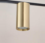 Lustra Chandelier Tribes Brass Linear Cylinder