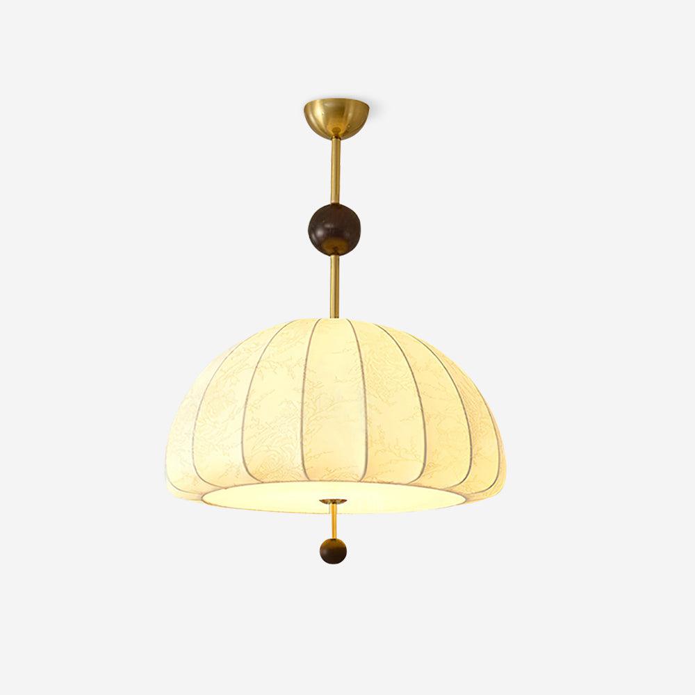 Trigg Pendant Lamp Map-Pattern Fabric