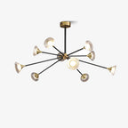 Myzoraris Mid Century Modern Glass Chandelier