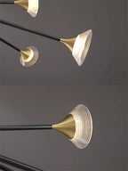 Myzoraris Mid Century Modern Glass Chandelier