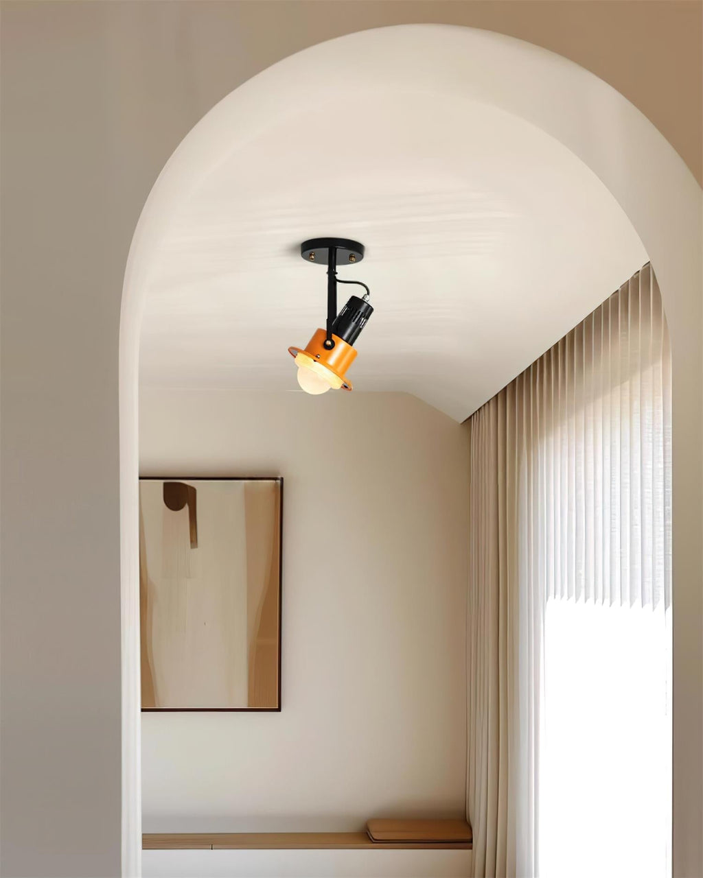 Triton Industrial Spotlight Ceiling Lamp