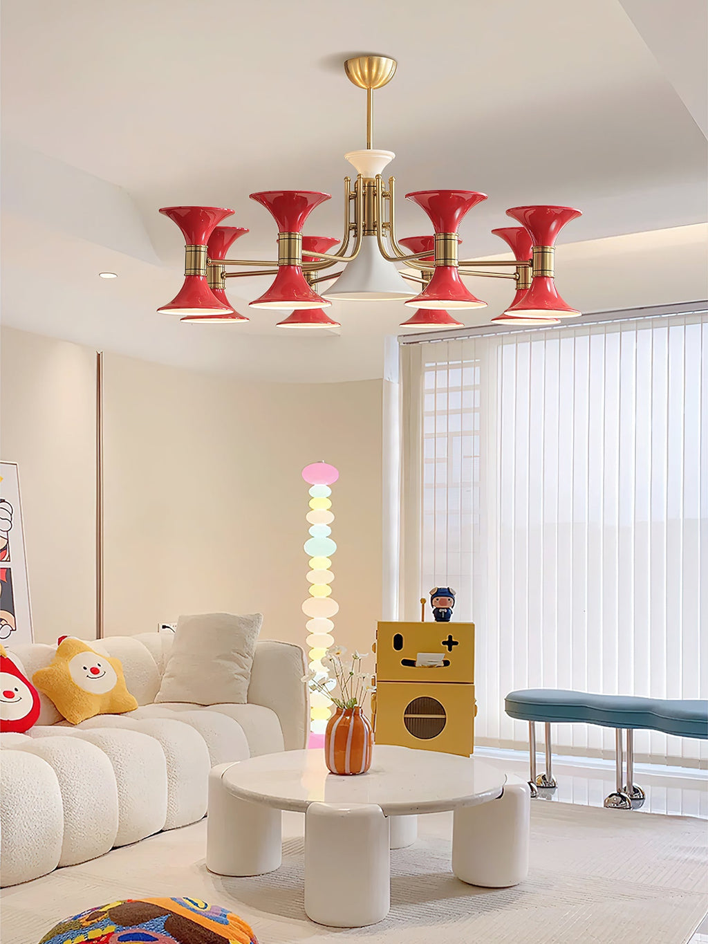 Tromina Contemporary Metal Chandelier