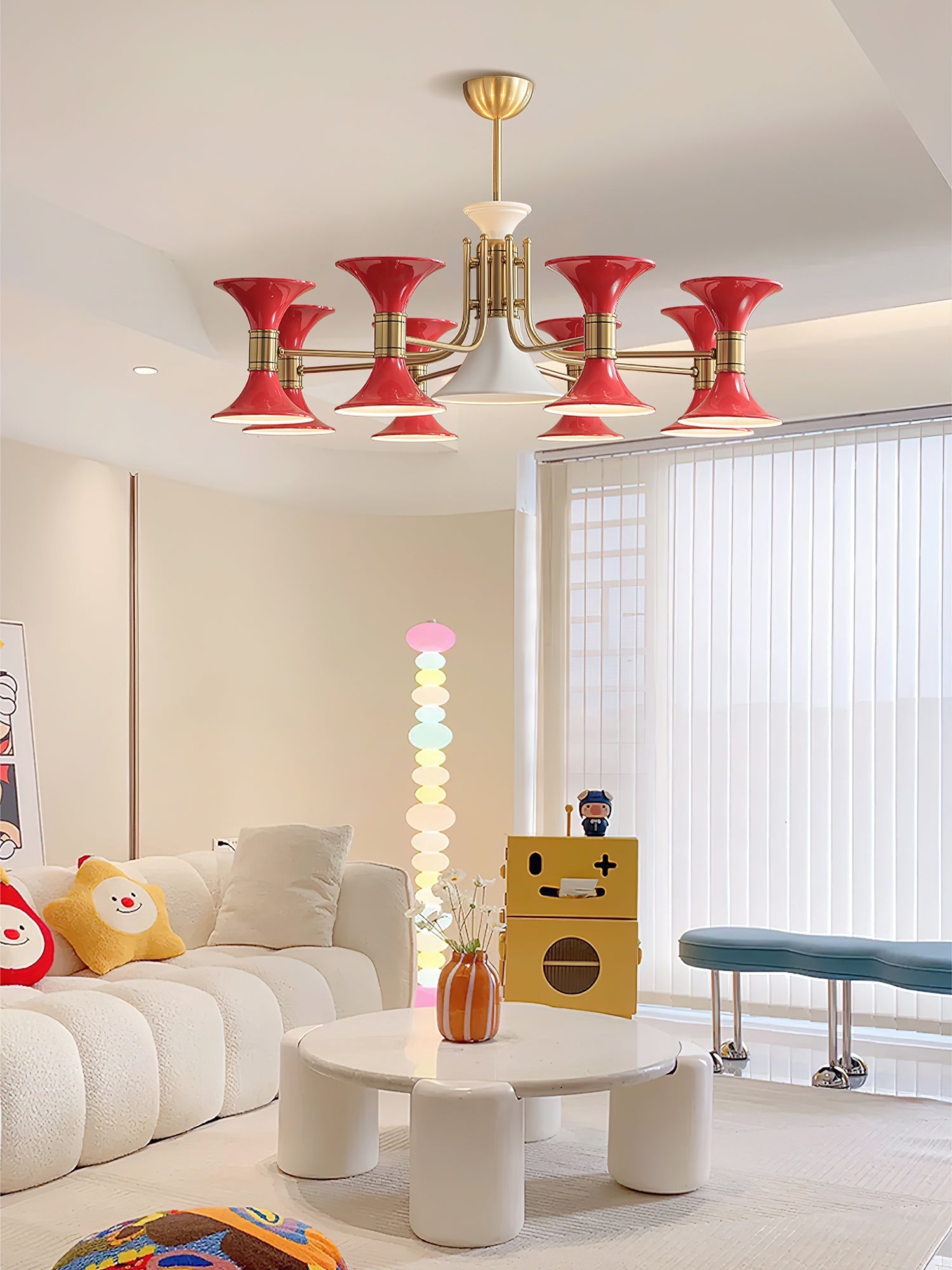 Tromina Contemporary Metal Chandelier