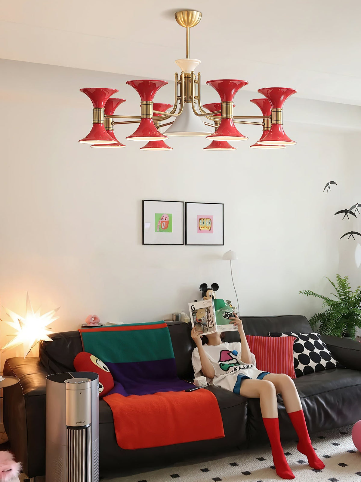 Tromina Contemporary Metal Chandelier