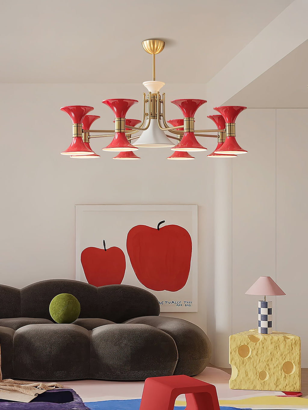 Tromina Contemporary Metal Chandelier