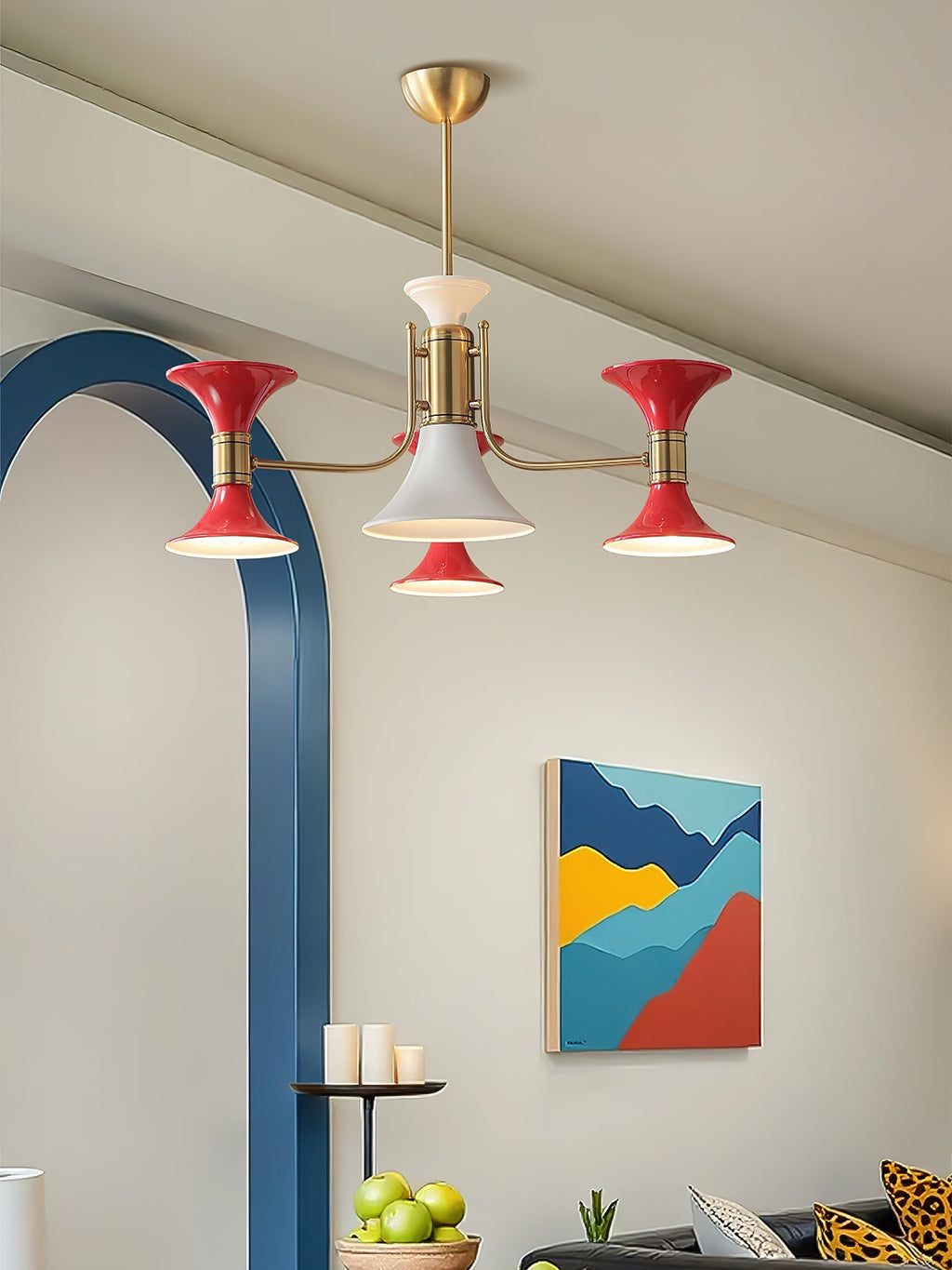 Tromina Contemporary Metal Chandelier