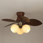 Tropi Modern Metal Ceiling Fan Light