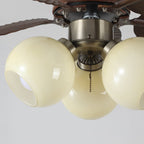 Tropi Modern Metal Ceiling Fan Light
