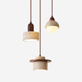 Lunara Multi-Light Pendant  Lamp Set Travertine
