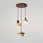 Lunara Multi-Light Pendant  Lamp Set Travertine