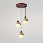 Lunara Multi-Light Pendant  Lamp Set Travertine