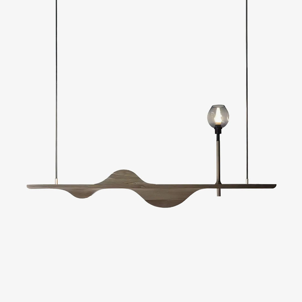 Cushais Wave Wood Pendant Light