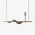 Cushais Wave Wood Pendant Light