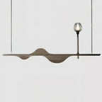 Cushais Wave Wood Pendant Light