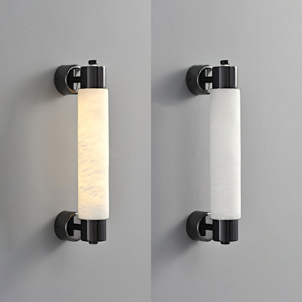Alraei Modern Minimalist Tube Alabaster Wall Lamp