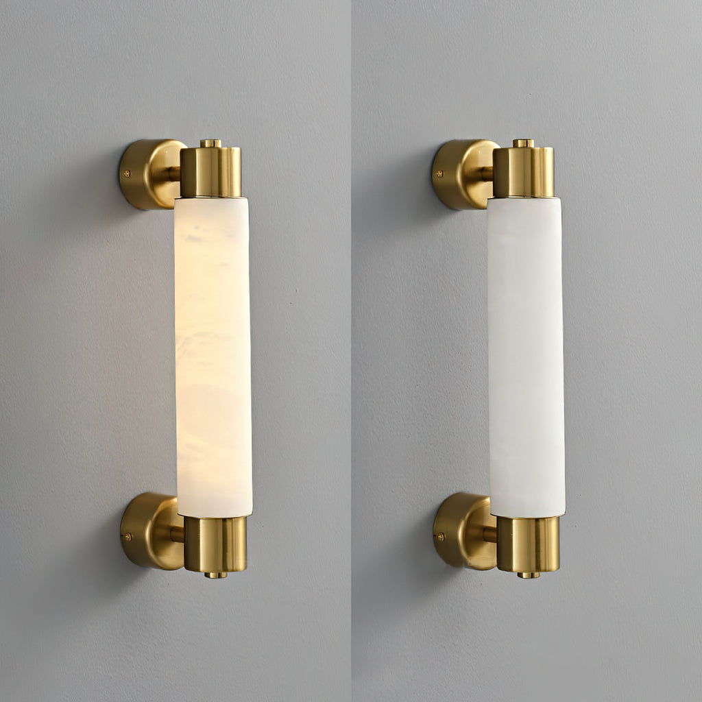 Alraei Modern Minimalist Tube Alabaster Wall Lamp