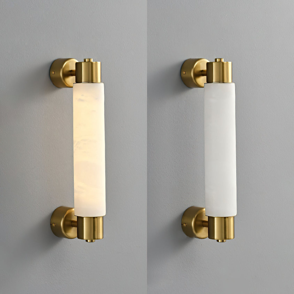Alraei Modern Minimalist Tube Alabaster Wall Lamp