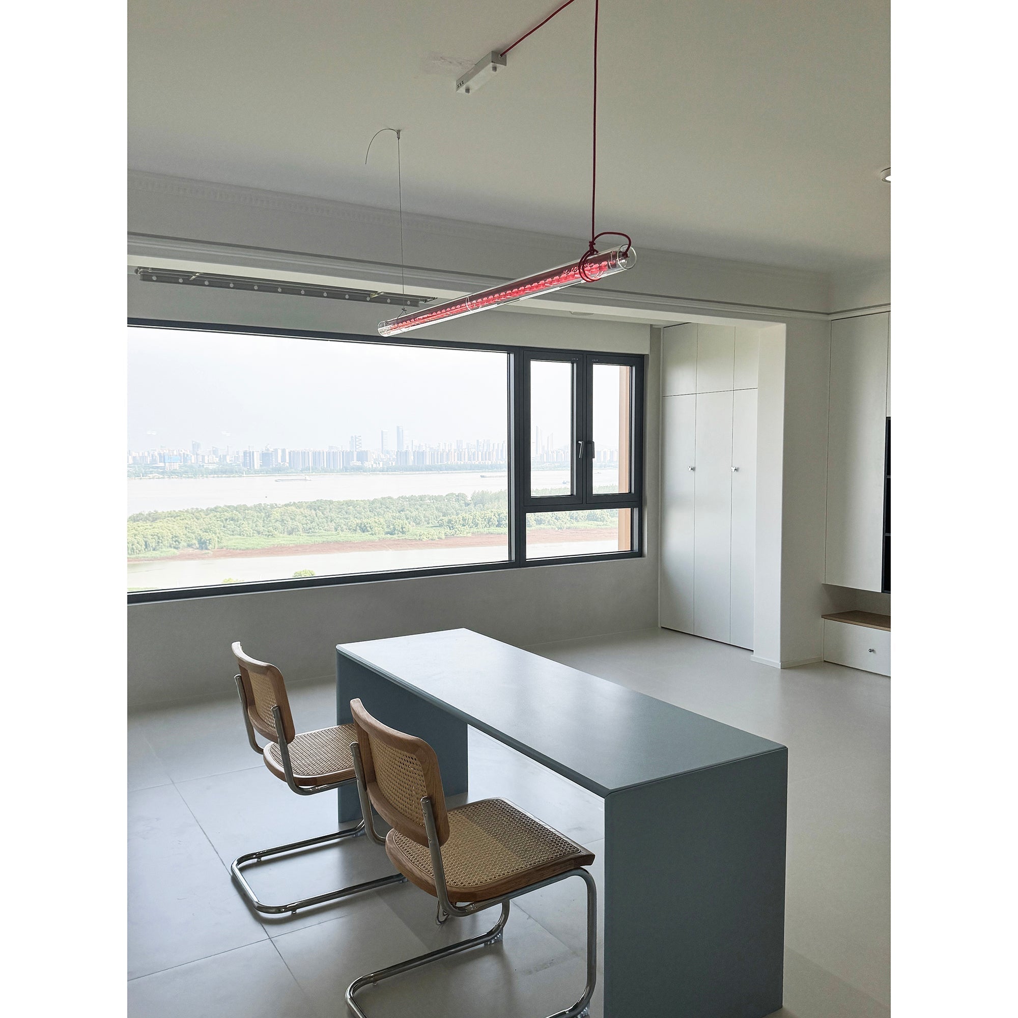 Cata Modern Minimalist Linear LED Glass Pendant Lamp