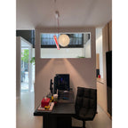Cata Modern Minimalist Linear LED Glass Pendant Lamp