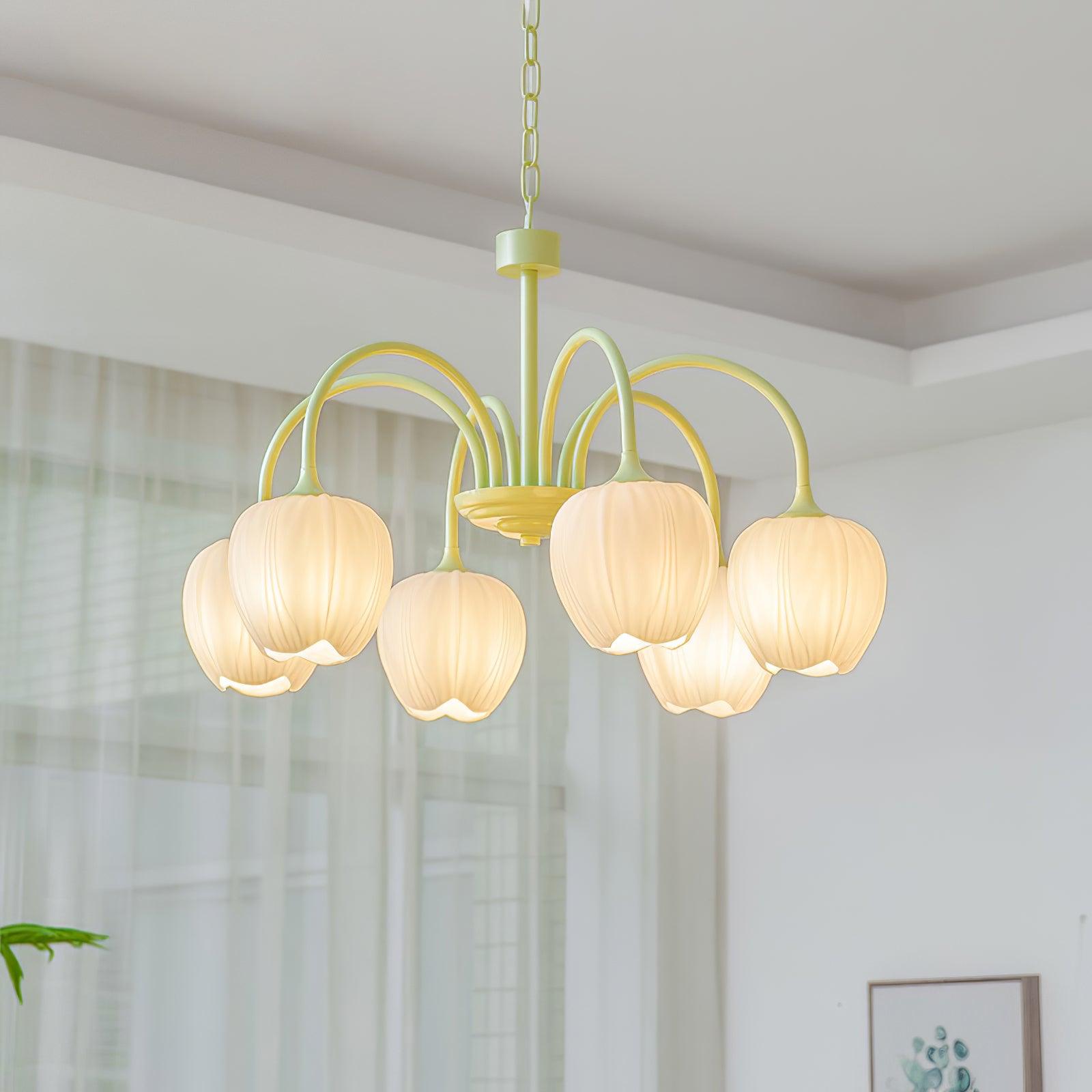 Aria Fresh Tulip Chandeliers