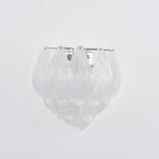 Aurora Wall Lamp Murano Glass Petal Frosted Cascading