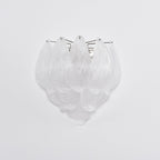 Aurora Wall Lamp Murano Glass Petal Frosted Cascading