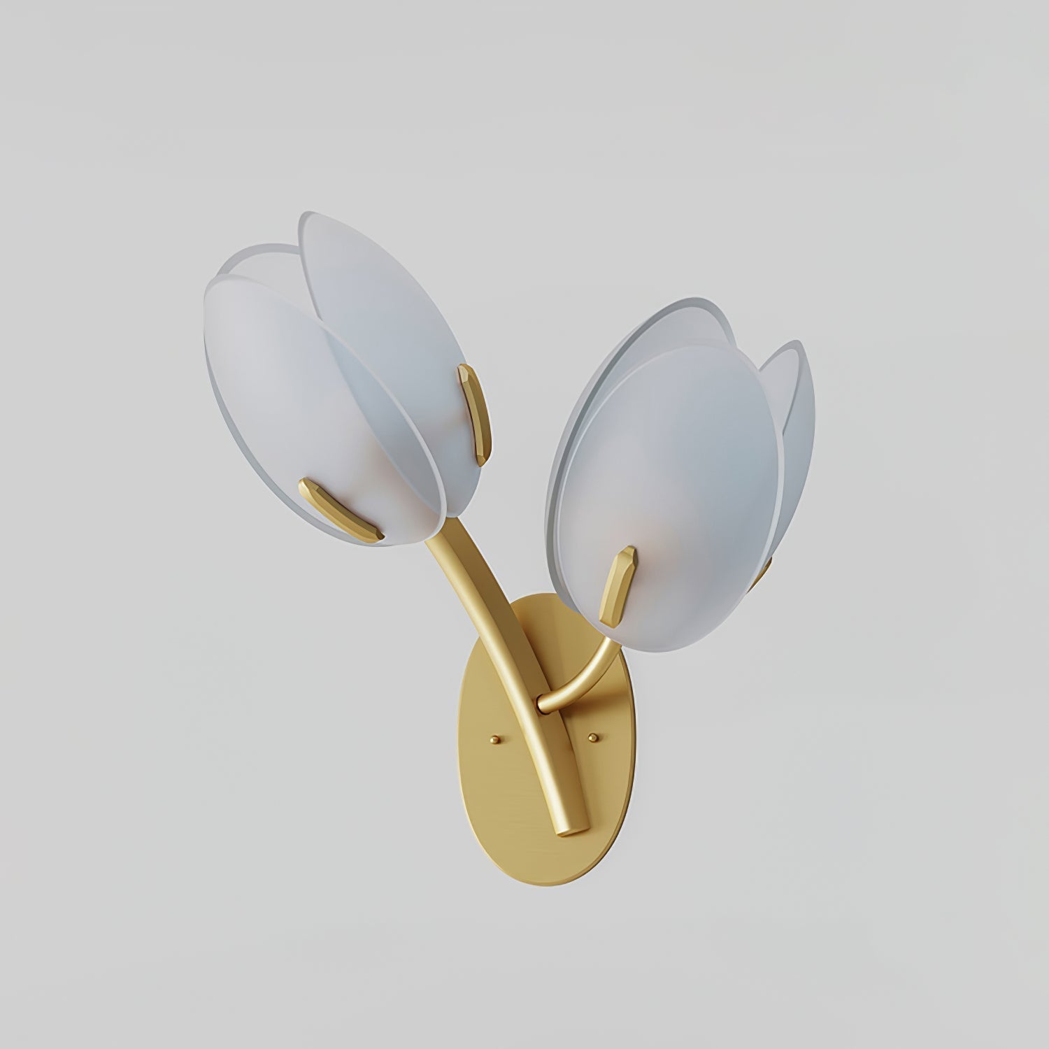 Orlantha Nordic Art Bloom Glass Wall Light