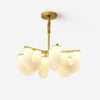 Agatha Chandelier U Shaped Glass Brass Modern
