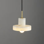 Ritta Pendant Lamp Alabaster Hat-Shape