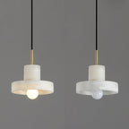 Ritta Pendant Lamp Alabaster Hat-Shape