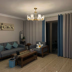 Aursorion Postmodern Luxury Brass Alabaster Chandelier