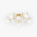 Olivia Nordic Multi Globe Ceramic Flush Mount Ceiling Light