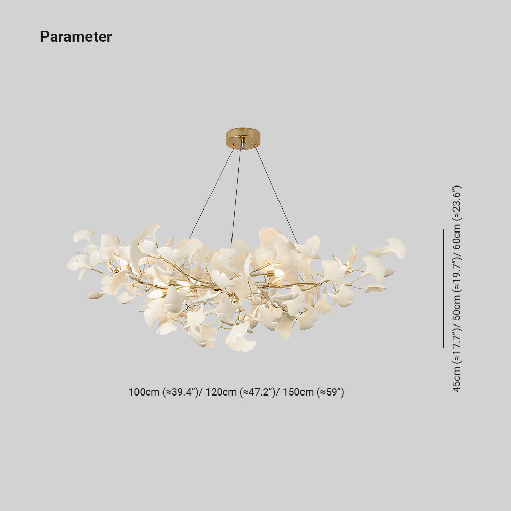 Olivia  Luxury  Chandelier Ceramics Living Room  U Arc Shape - image 4