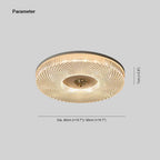 Kristy Modern Round LED Flush Mount Ceiling Light Bedroom
