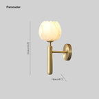 Valentina Alabaster Flowers Wall Lamp - image 2