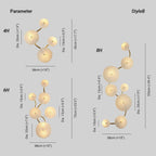 Olivia Lotus Petal Wall Lamp