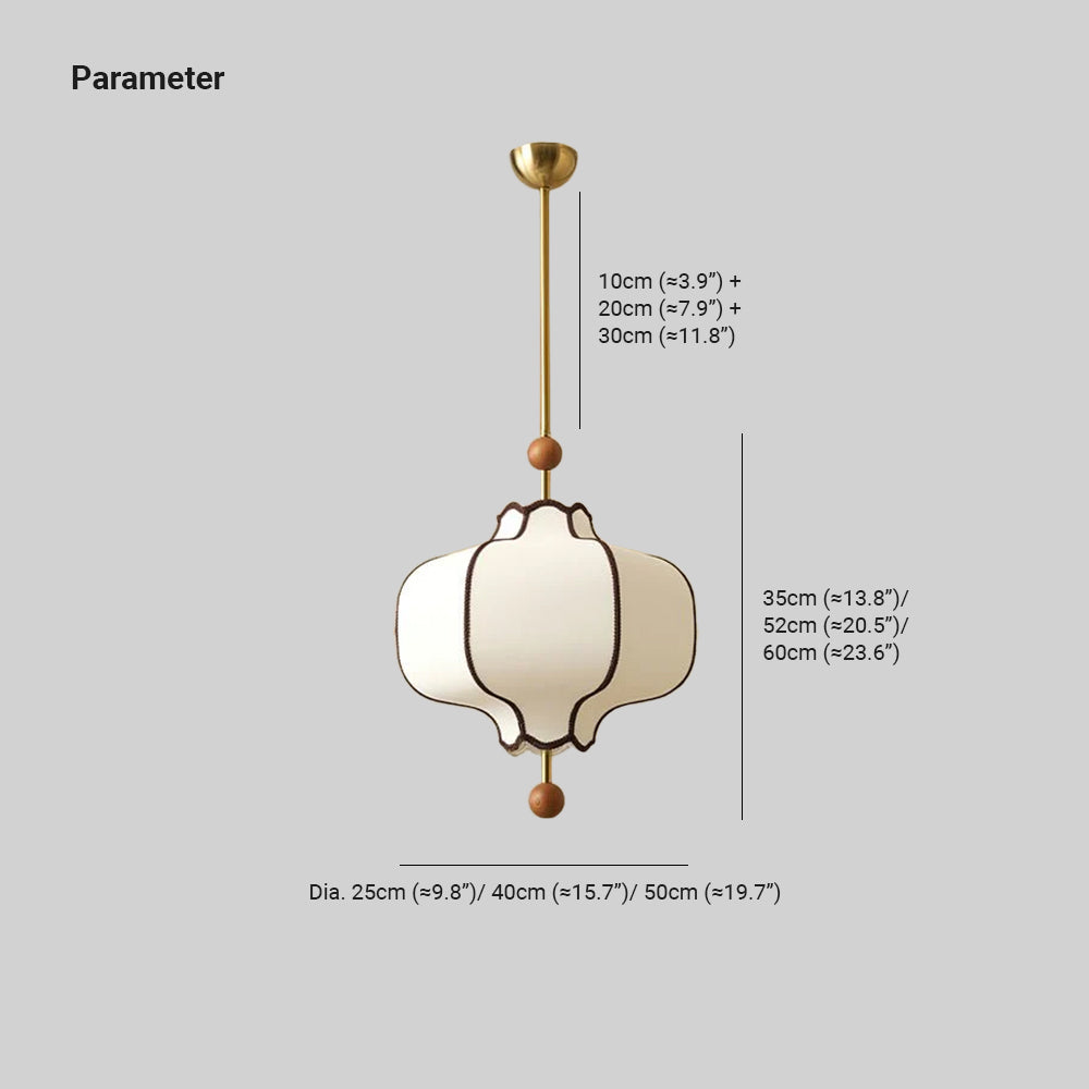 Ritta Retro Fabric Pendant Light