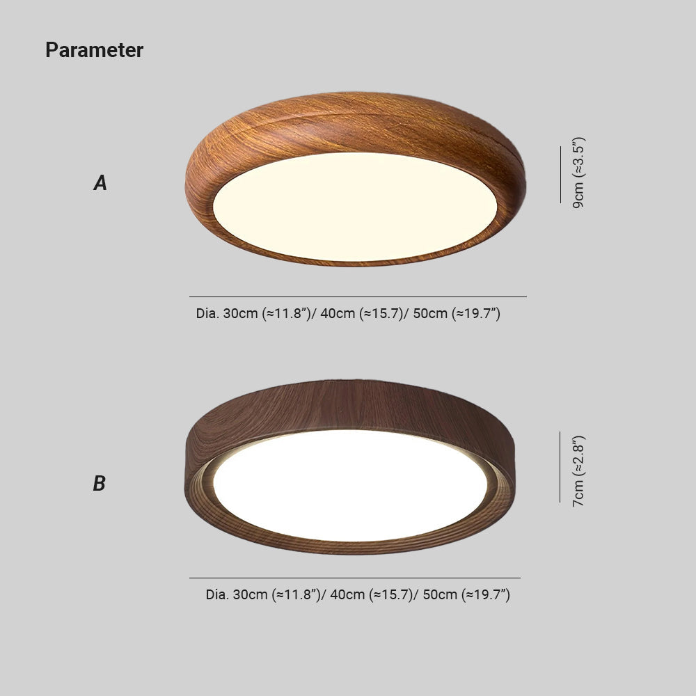 Muto Acrylic Grain Round  Ceiling Light - image 3