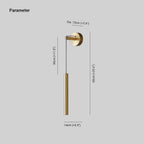 Kristy  Line  Indoor Wall Lamp Brass
