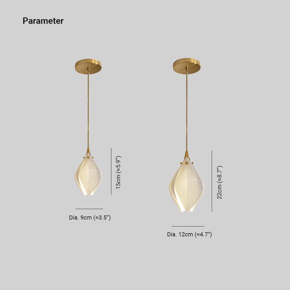 Lustra Pendant Lamp White Floral Ceramic