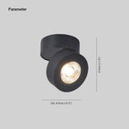 Lustra LED Downlight Round Rotating Adjustable