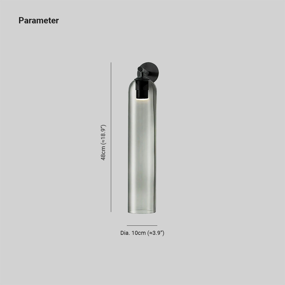 Aria  Glass  Indoor Wall Lamp  Cylindrical - image 3