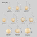 Ritta Pendant Swag Light Paper
